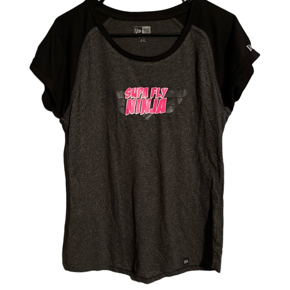 Women’s New Era heritage blend custom varsity tee size small - Picture 1 of 6
